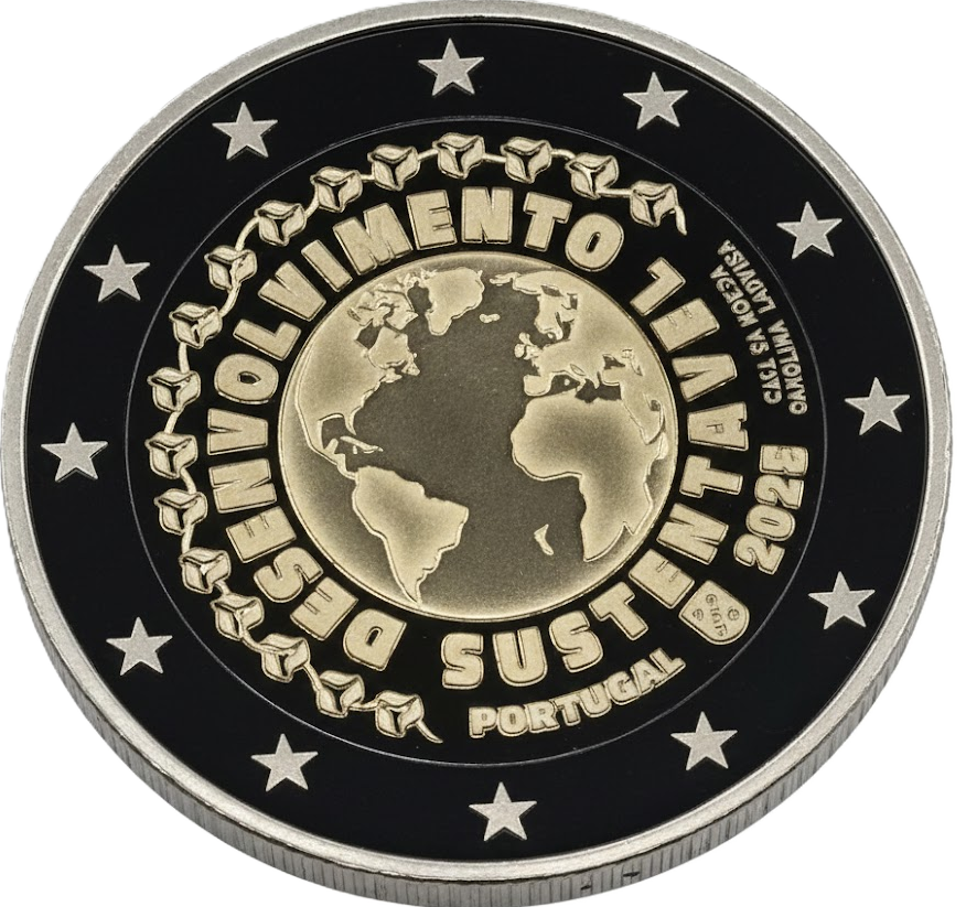 Proof 2 euro Portugal 2025 - Desarrollo Sostenible