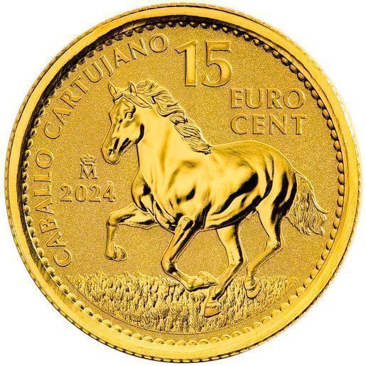 1/10 Onza de oro España 2024 - Caballo Cartujano