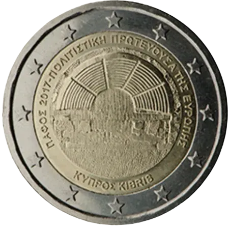 UNC 2 euro Chipre 2017 - Pafos