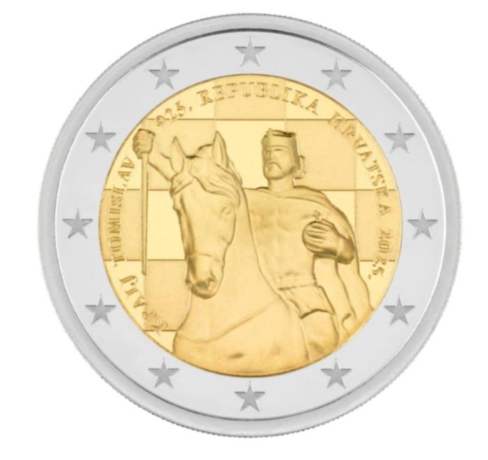 UNC 2 euro Croacia 2025 - Tomislav