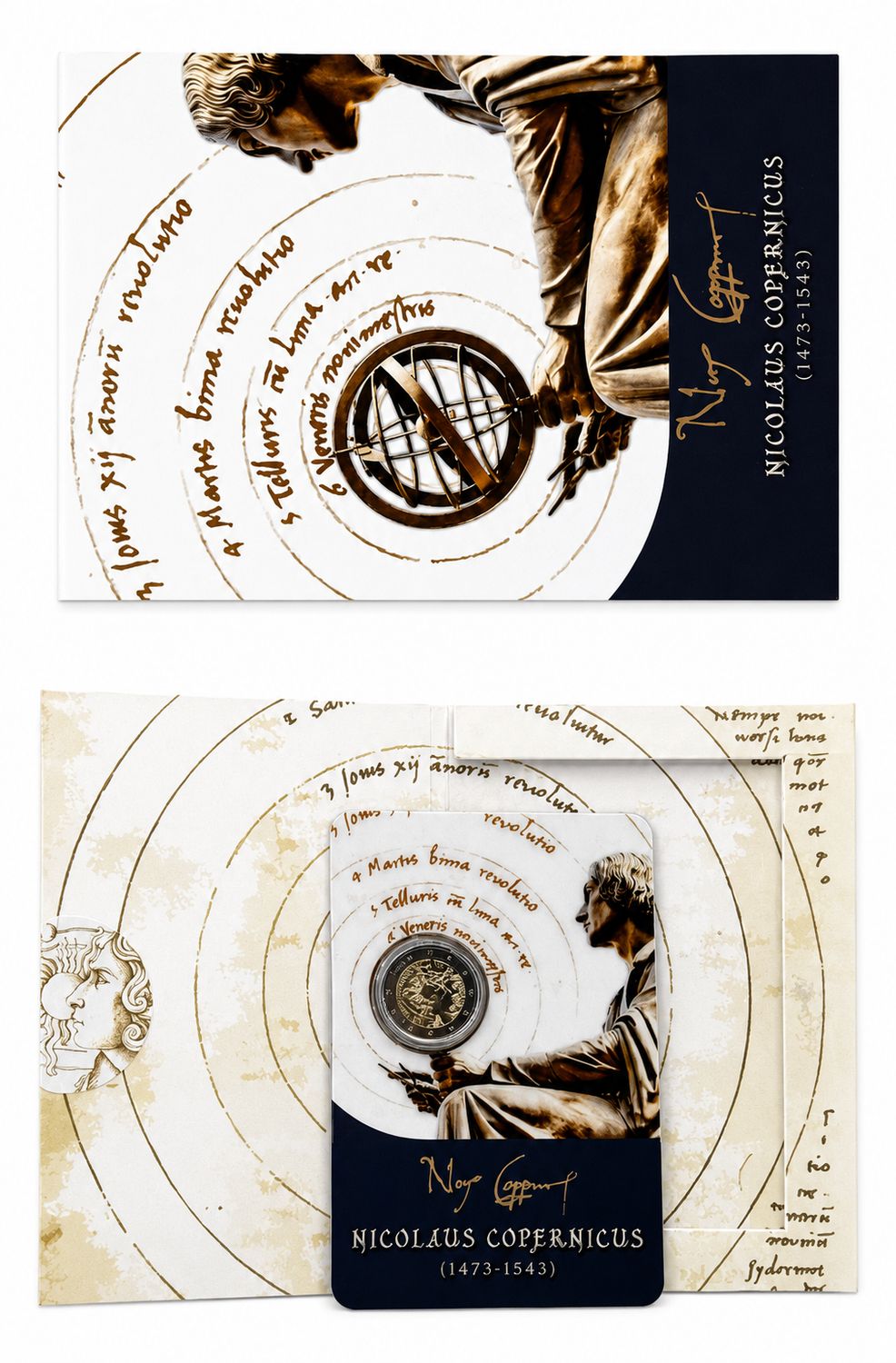 Coincard 2 euro Malta 2023 - Nicolás Copérnico Coincard 2 euro Malta 2023 - Nicolás Copérnico
