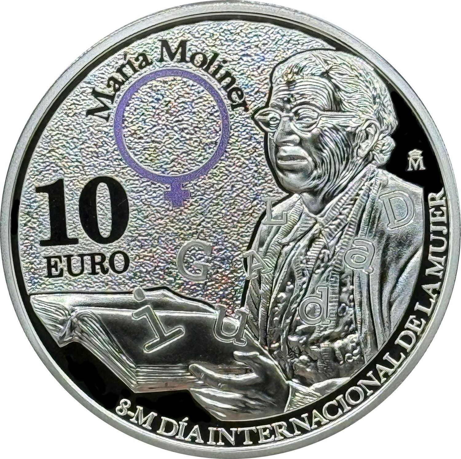 Proof 10 euro España 2025 - Maria Moliner