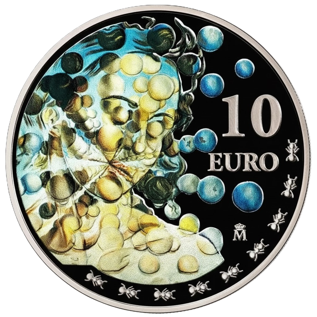 Proof 10 euro España 2021 - Salvador Dali