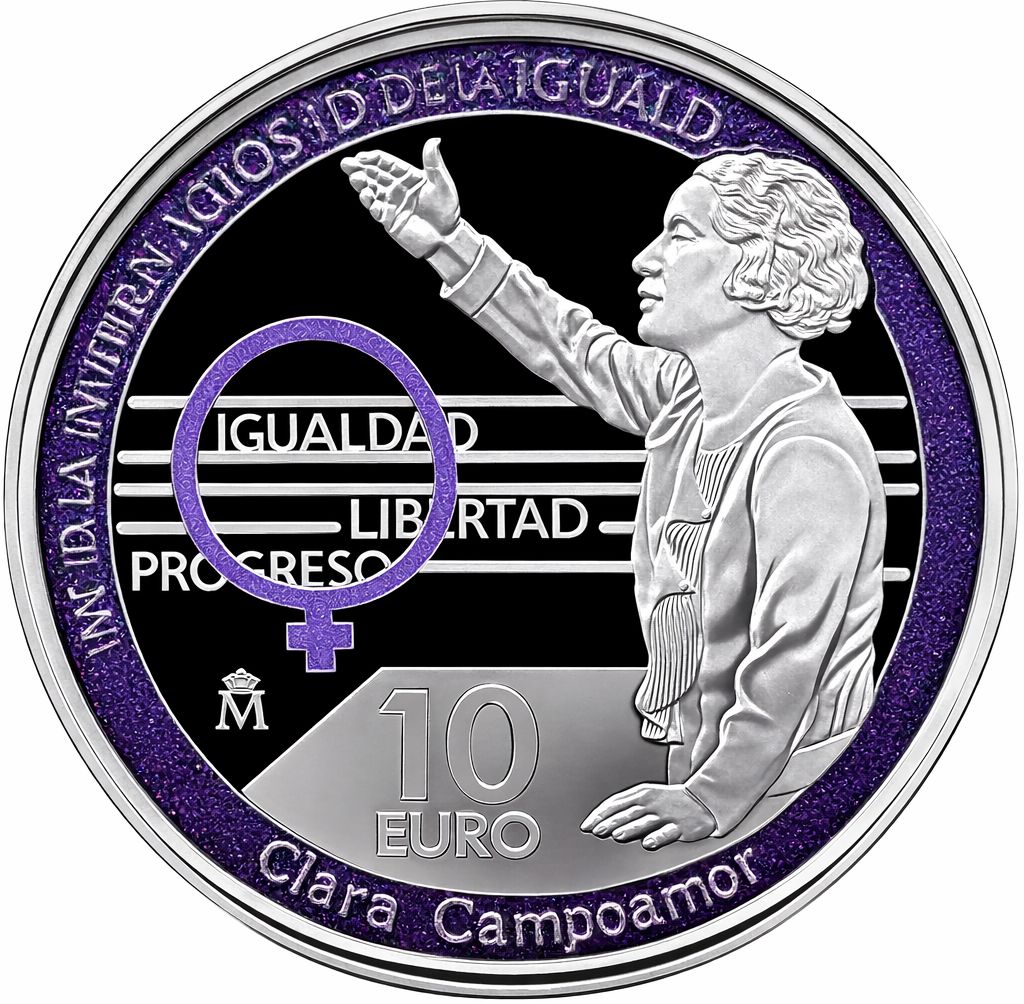 Proof 10 euro España 2022 - Clara Campoamor