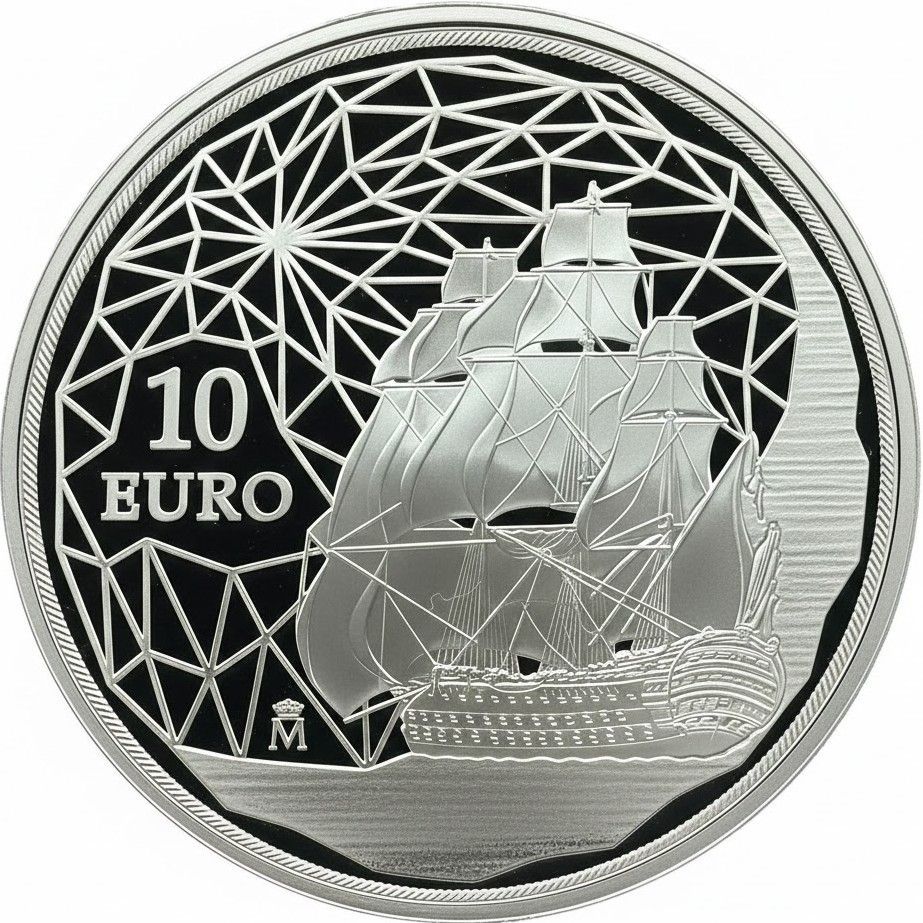 Proof 10 euro España 2023 - Jorge Juan Proof 10 euro España 2023 - Jorge Juan
