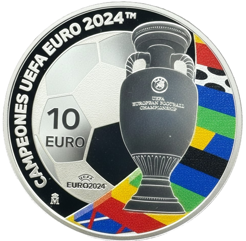 Proof 10 euro España 2024 - Campeones