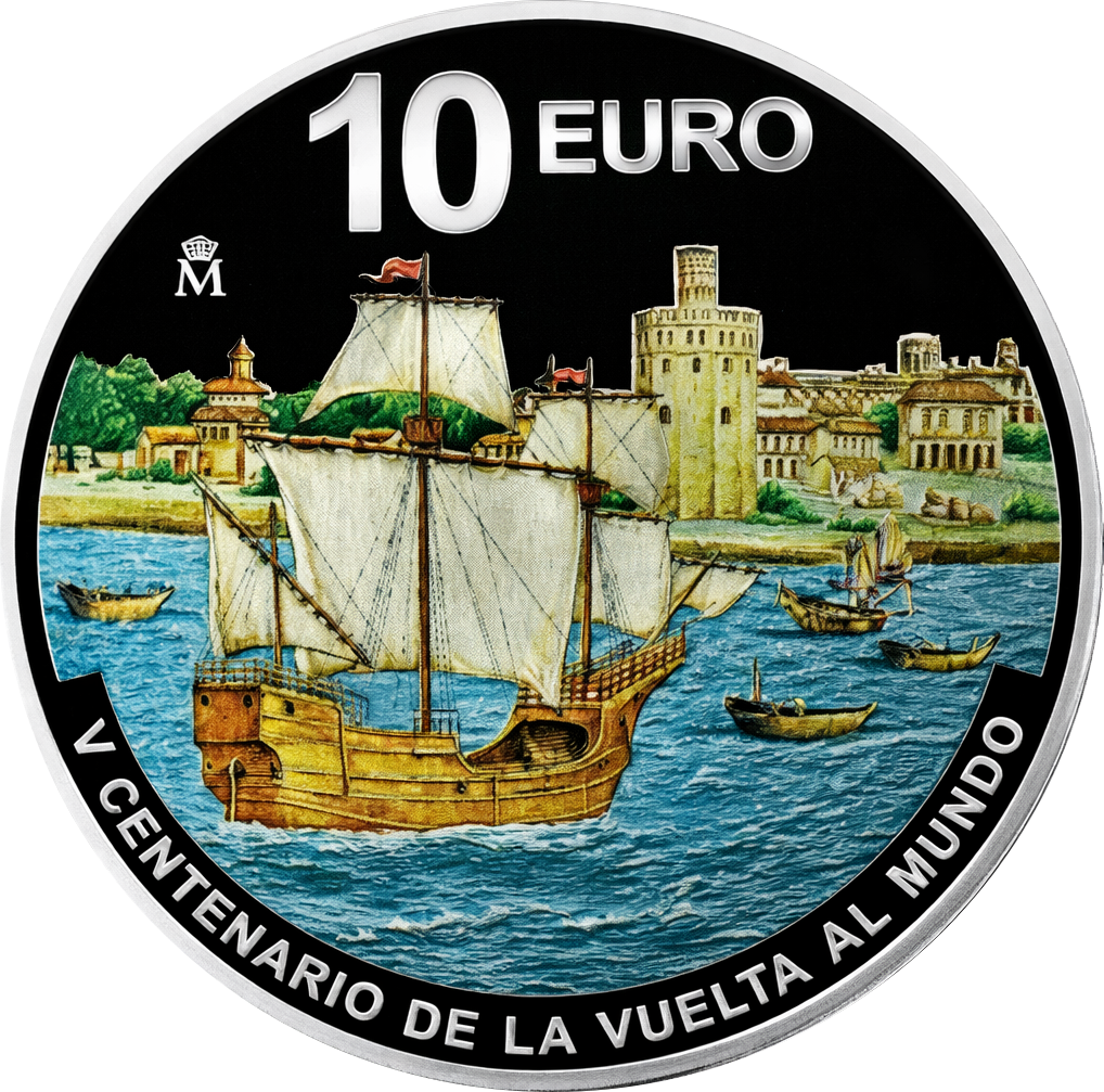Proof 10 euro España 2022 - Vuelta al mundo