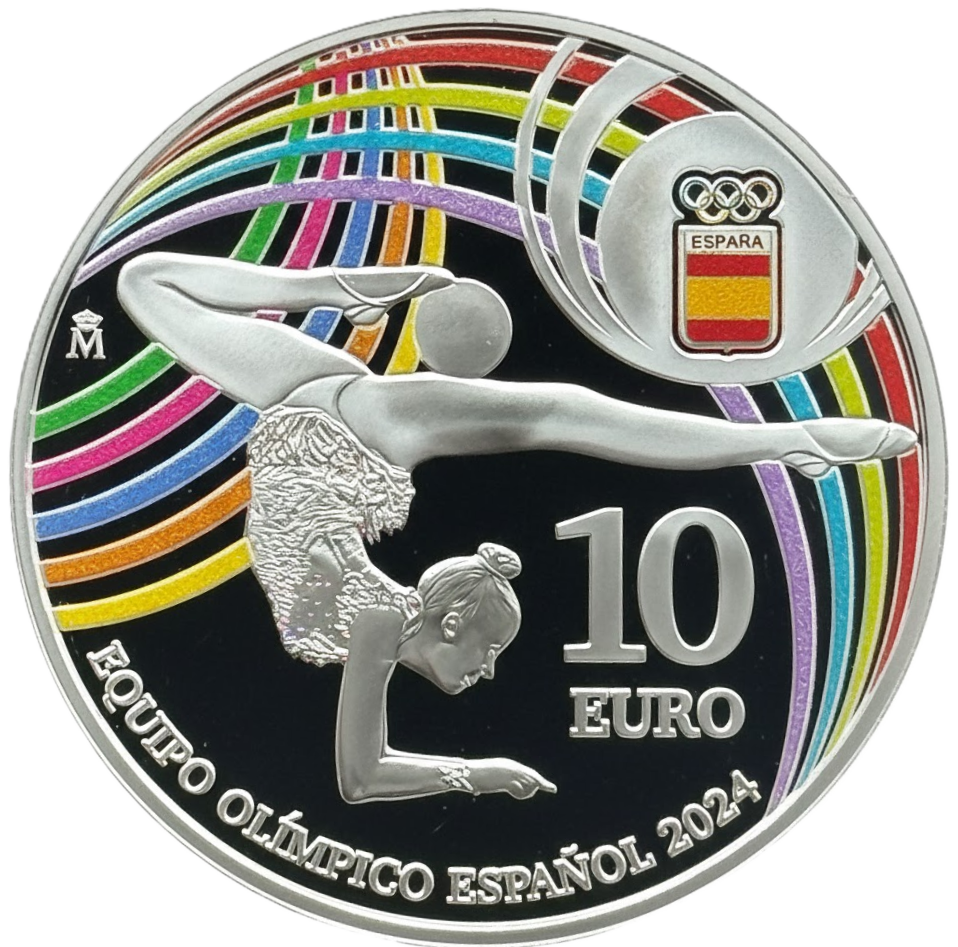 Proof 10 euro España 2024 - Equipo Olimpico