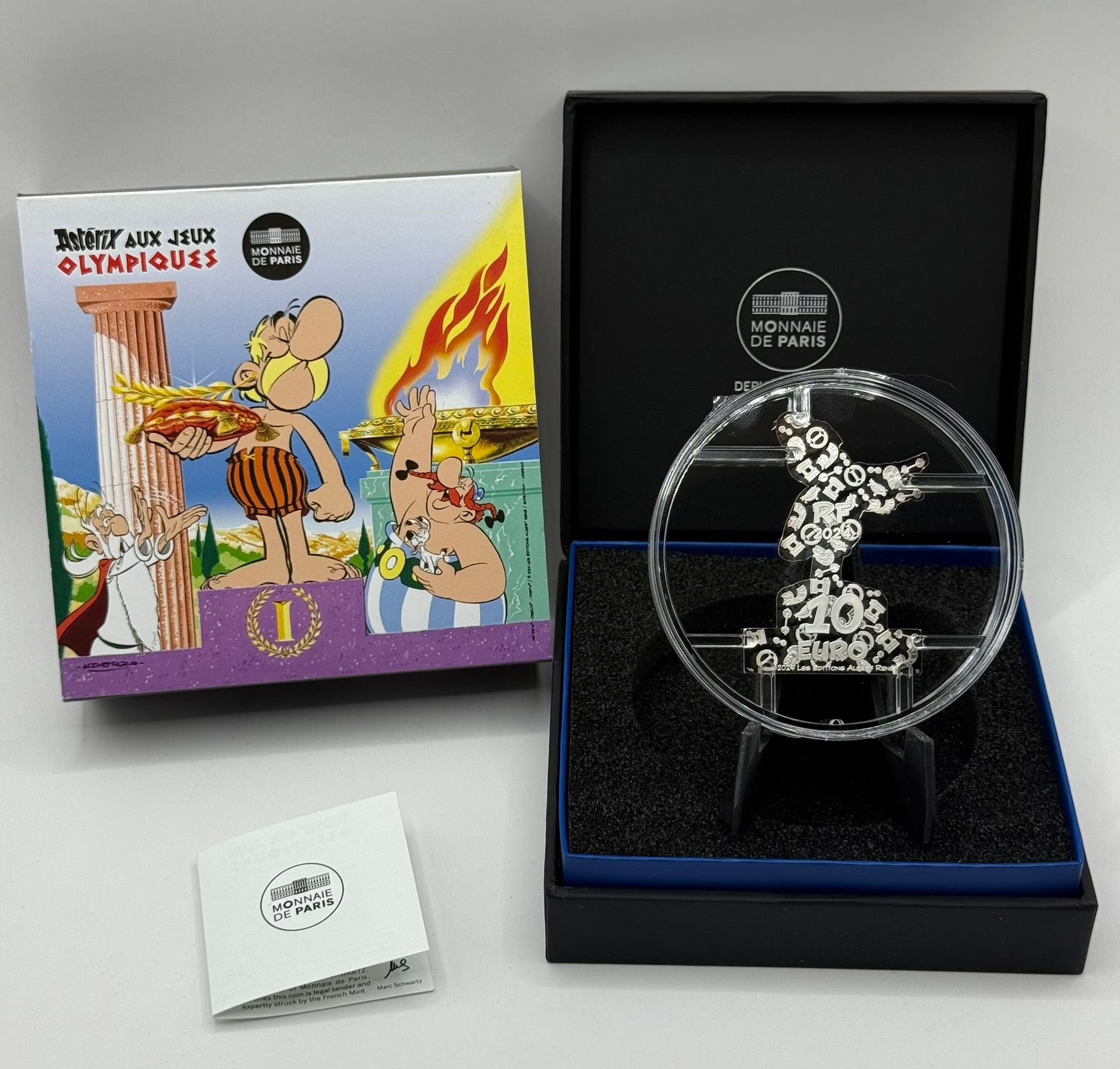 Proof 10 euro Francia 2024 - Asterix Podium
