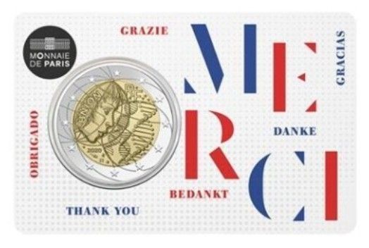 Trio Coincard 2 euro Francia 2020 - Investigación Médica