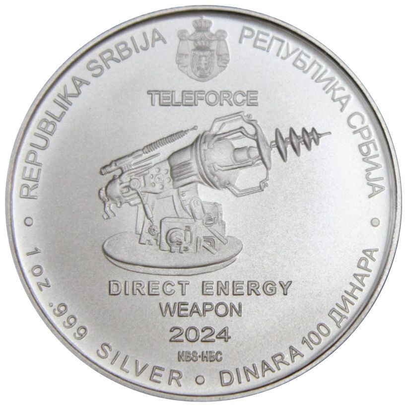 1 onza Serbia 2024 - Nikola Tesla