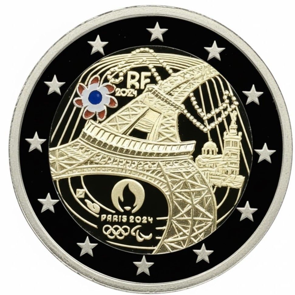 Proof 2 euro Francia 2024 - Juegos Olímpicos París 2024