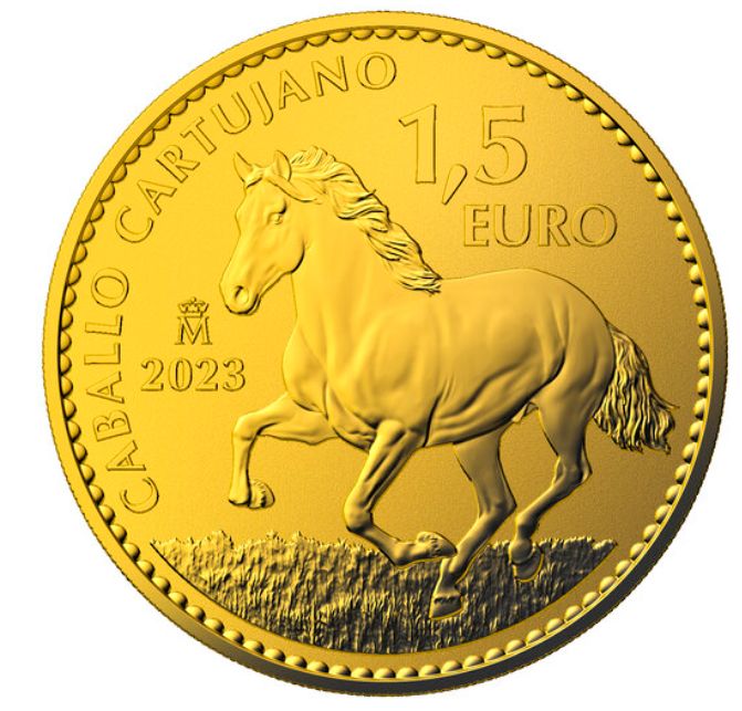 1 Onza de oro España 2023 - Caballo Cartujano