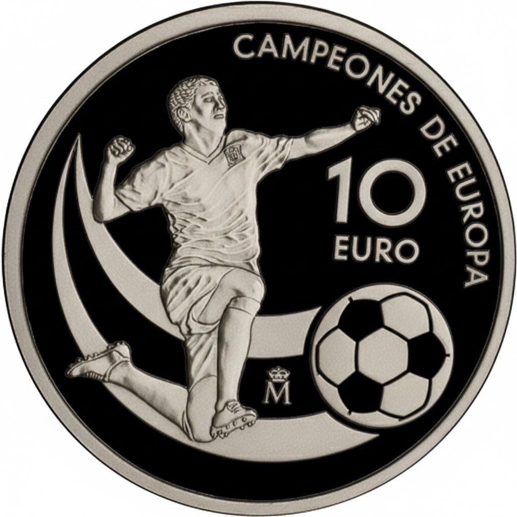 Proof 10 euro España 2012 - Campeones de Europa