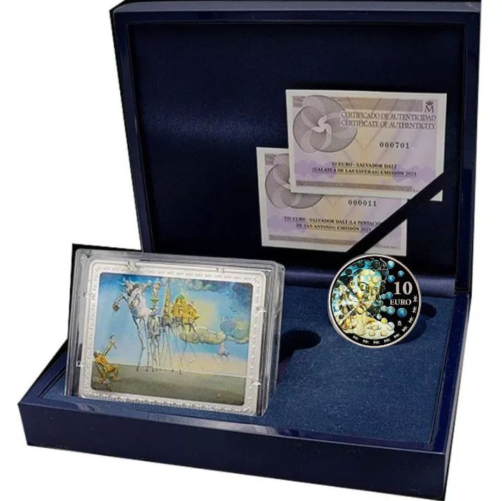 Proof 150 + 10 euro España 2021 - Salvador Dali