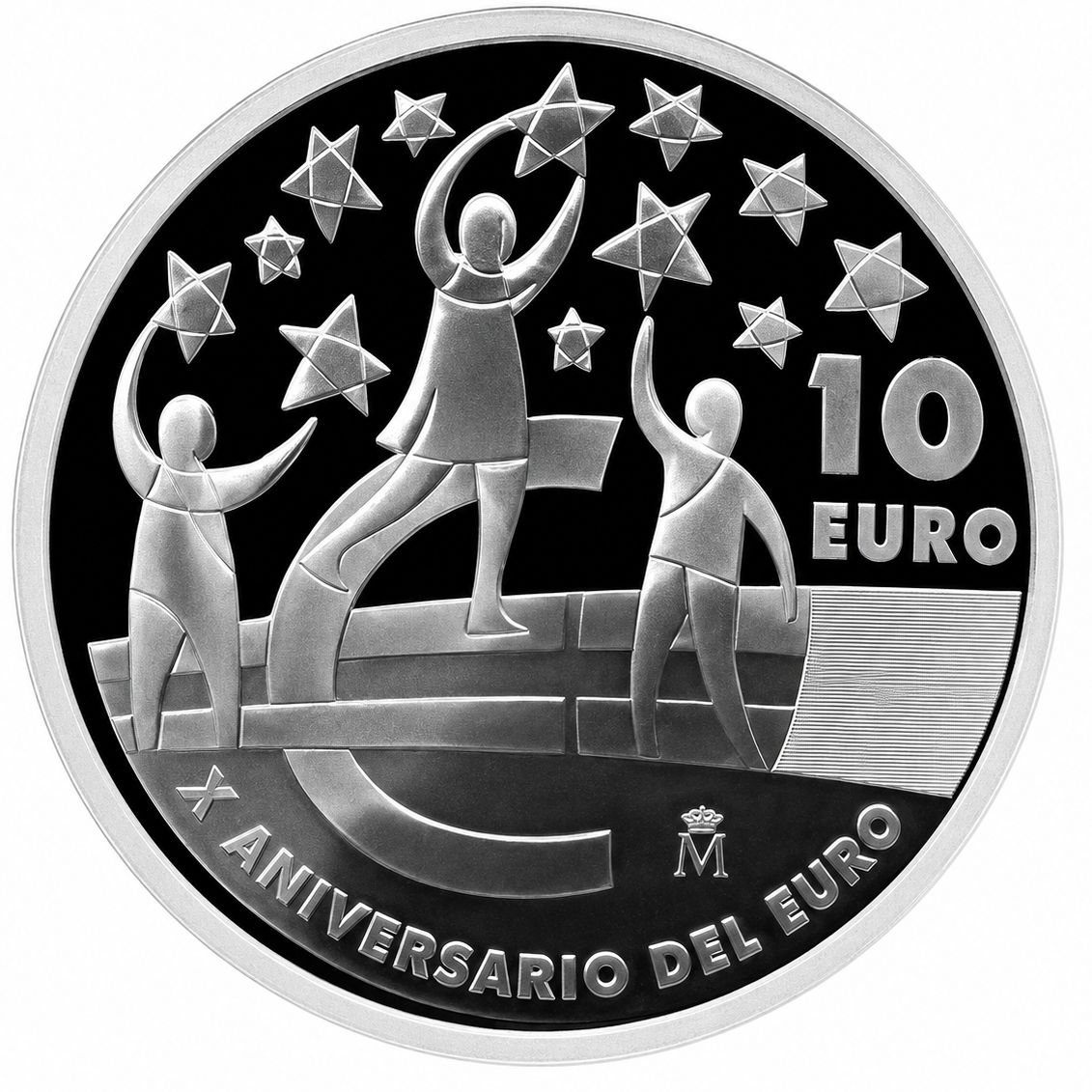 Proof 10 euro España 2012 - X Aniversario del Euro Proof 10 euro España 2012 - X Aniversario del Euro