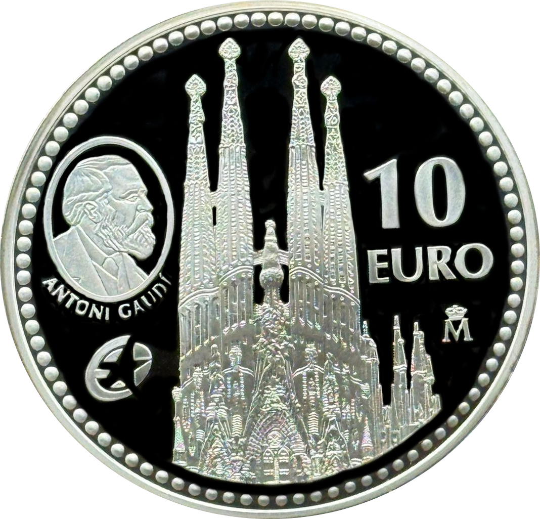 Proof 10 euro España 2010 - Gaudí