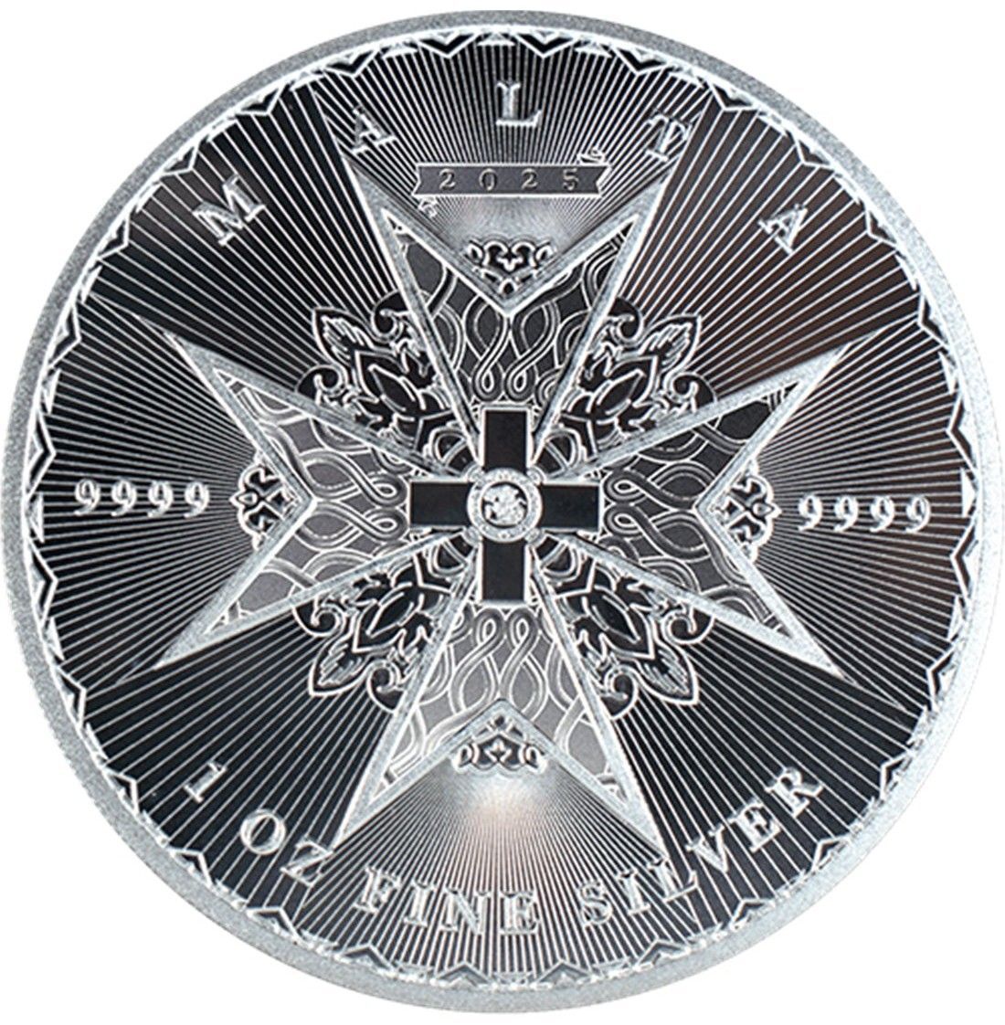 1 onza Malta 2025 - Cruz de Malta