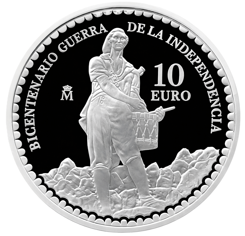Proof 10 euro España 2008 - El Timbaler del Bruc