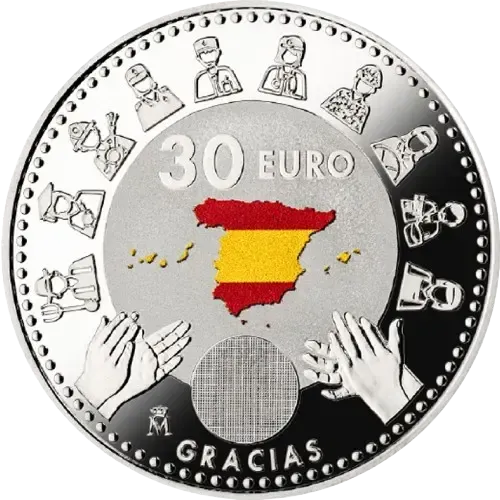 UNC 30 euro España 2020 - Gracias (Agradecimiento lucha COVID–19) (Sin capsula)