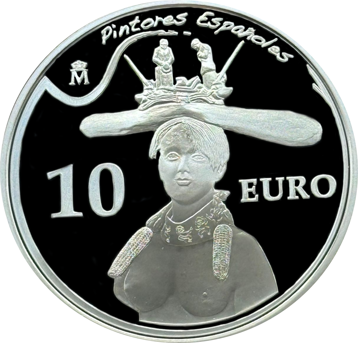 Proof 10 euro España 2009 - Salvador Dali: Busto de mujer retrospectivo