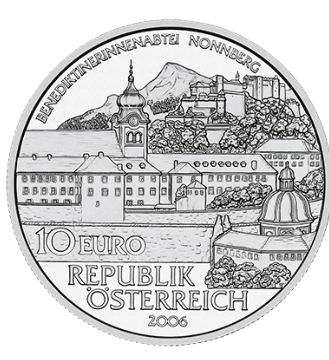 Proof 10 euro Austria 2006 - Abadía de Nonnberg