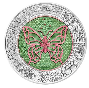 Proof 25 euro Austria 2017 - Microcosmos