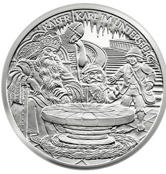 Proof 10 euro Austria 2010 - Carlomagno en el Untersberg