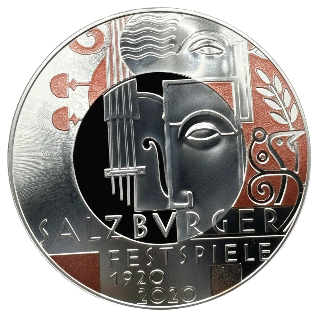 Proof 20 euro Austria 2020 - Centenario del Festival de Salzburgo