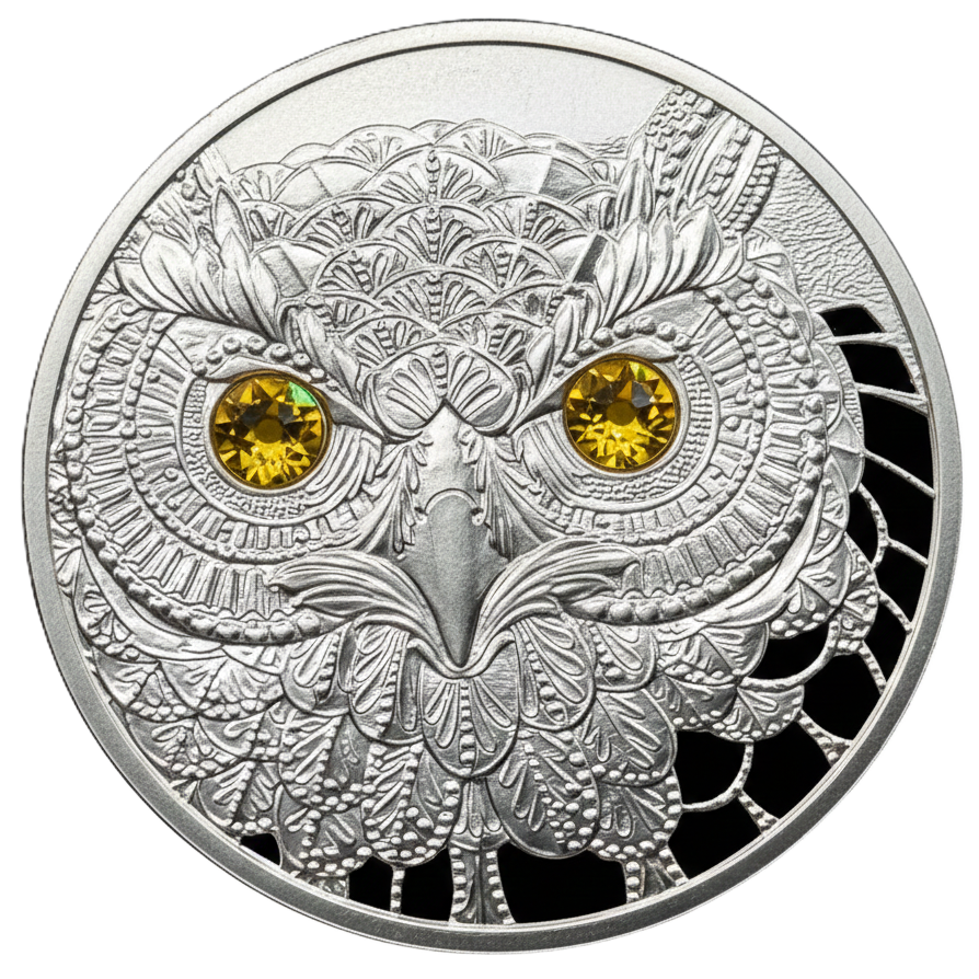 Proof 20 euro Austria 2021 - La sabiduría del búho (Europa)