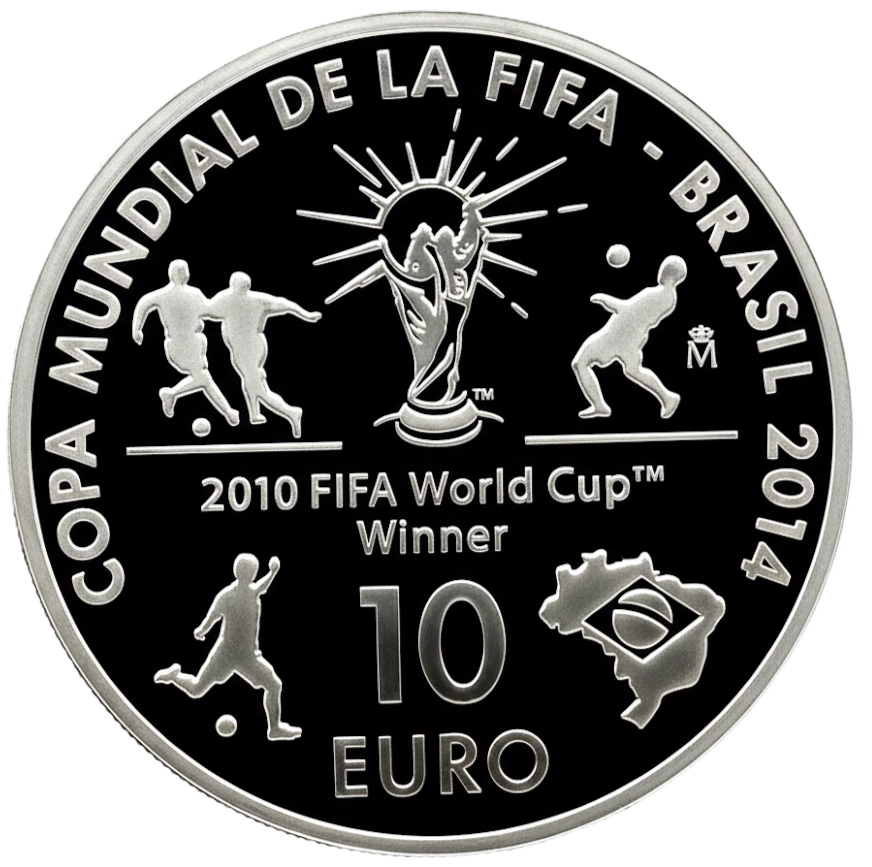 Proof 10 euro España 2013 - Copa Mundial de la FIFA Brasil