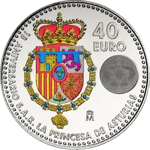 UNC 40 euro España 2023 - 18 Aniversario de S.A.R. la Princesa de Asturias