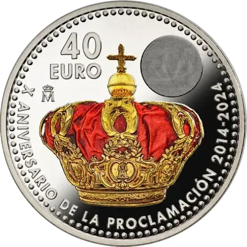 UNC 40 euro España 2024 - X Aniversario de la proclamación de S.M.R. Don Felipe VI
