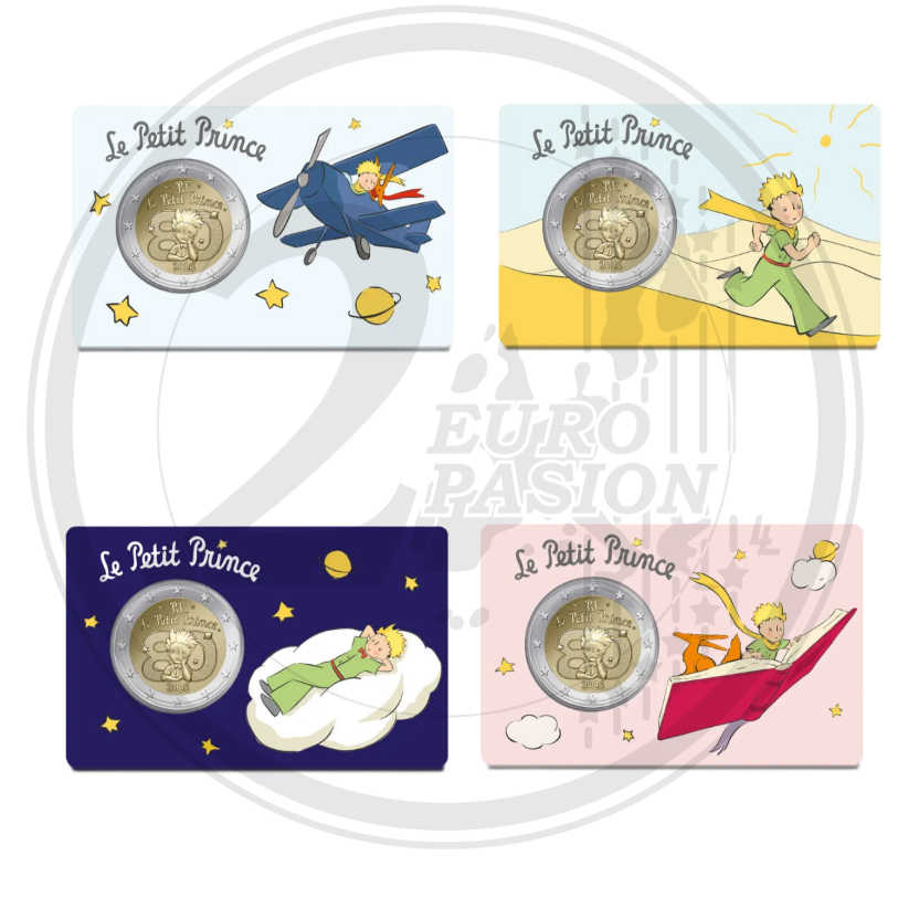 Coincard 4x2 euro Francia 2026 - El Principito