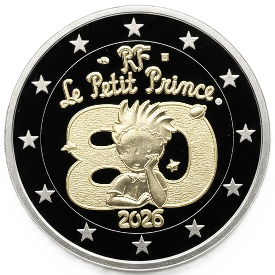 Proof 2 euro Francia 2026 - El Principito