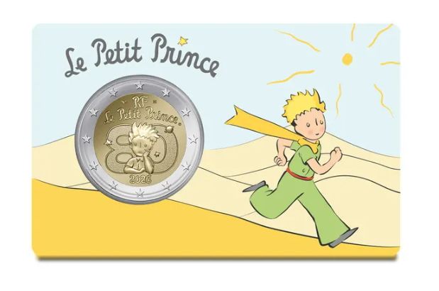 Coincard 2 euro Francia 2026 - El Principito - El desierto Coincard 2 euro Francia 2026 - El Principito - El desierto