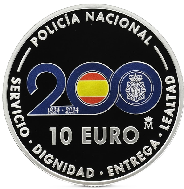 Proof 10 euro España 2024 - Policia Nacional