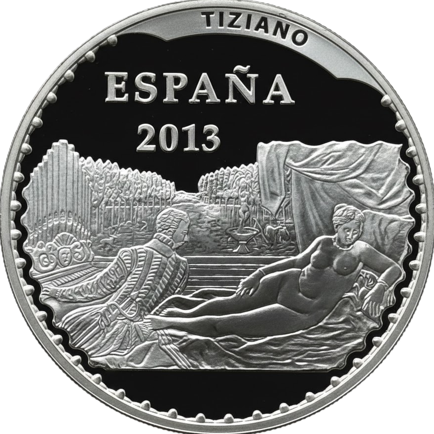 Proof 10 euro España 2013 - Tiziano