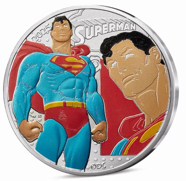 Coincard 50 euro Francia 2025 - Superman