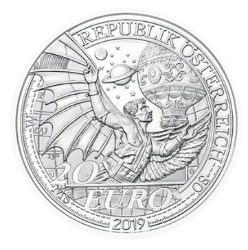 Proof 20 euro Austria 2019 - El sueño de volar Proof 20 euro Austria 2019 - El sueño de volar