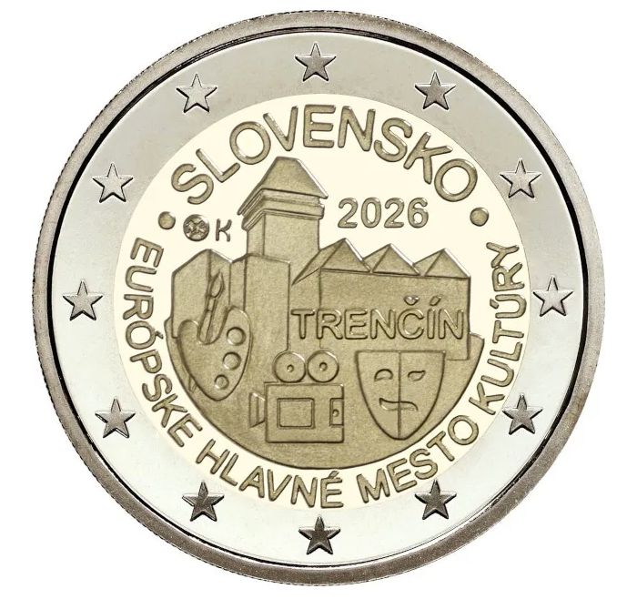 UNC 2 euro Eslovaquia 2026 - Trencin