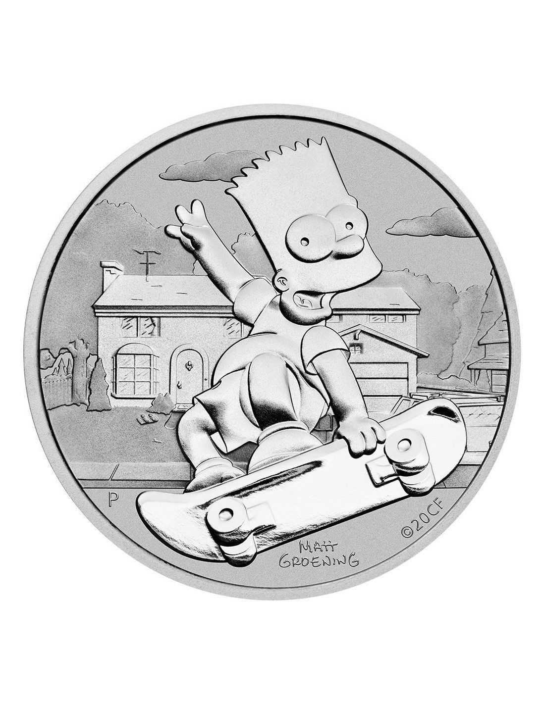 1 onza Tuvalu 2020 - Bart Simpson