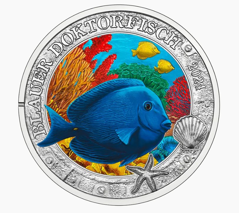 UNC 3 euro Austria 2024 - Pez Azul UNC 3 euro Austria 2024 - Pez Azul