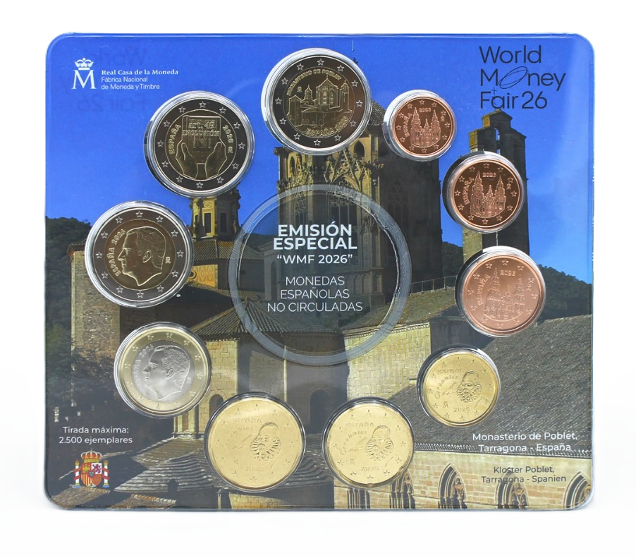 Serie 7,88 euro España 2026 - World Money Fair