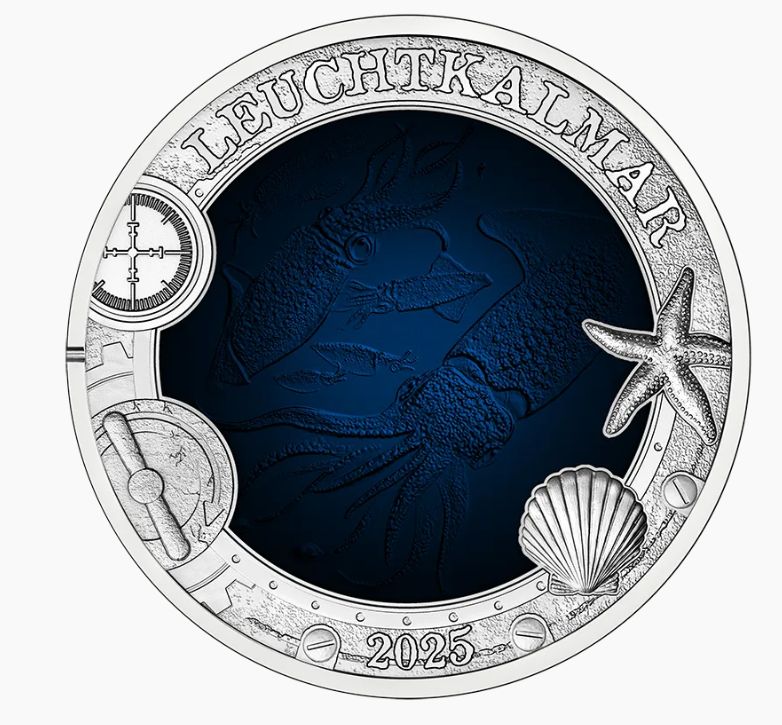 UNC 3 euro Austria 2025 - Calamar Luciernaga