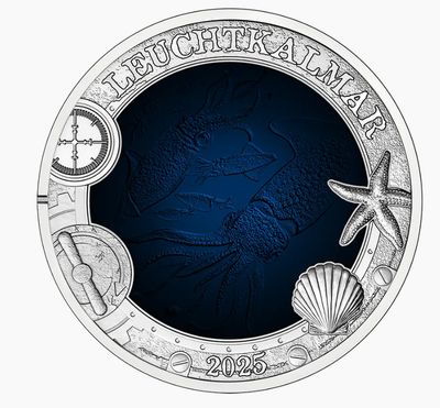 UNC 3 euro Austria 2025 - Calamar Luciernaga