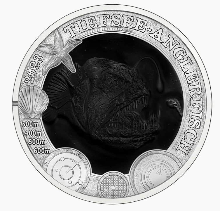 UNC 3 euro Austria 2023 - Anglerfish