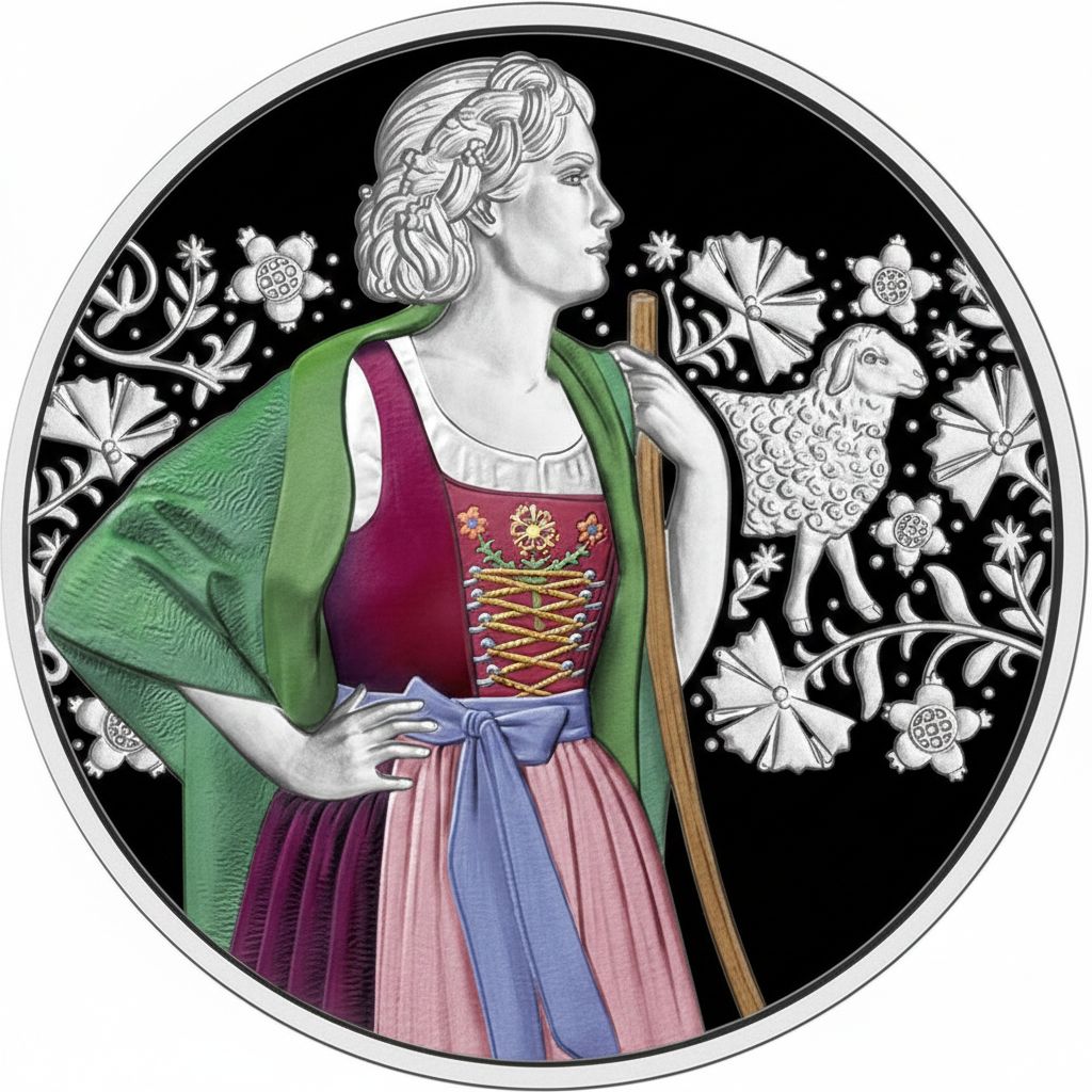 Proof 10 euro Austria 2026 - Aufjuchazn Loden