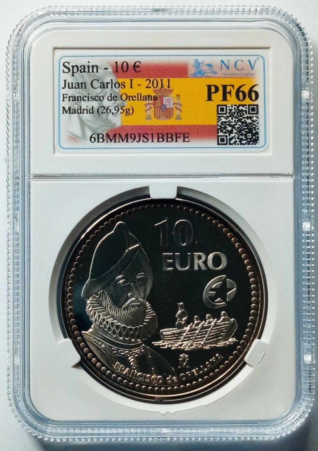 Proof 10 euro España 2011 - Francisco de Orellana