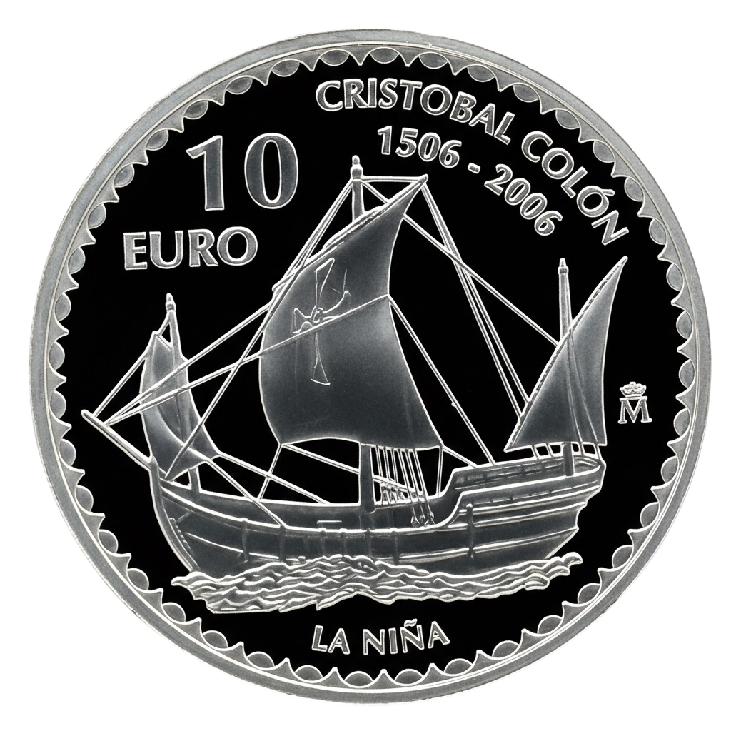Proof 10 euro España 2006 - Cristóbal Colón: La Niña Proof 10 euro España 2006 - Cristóbal Colón: La Niña